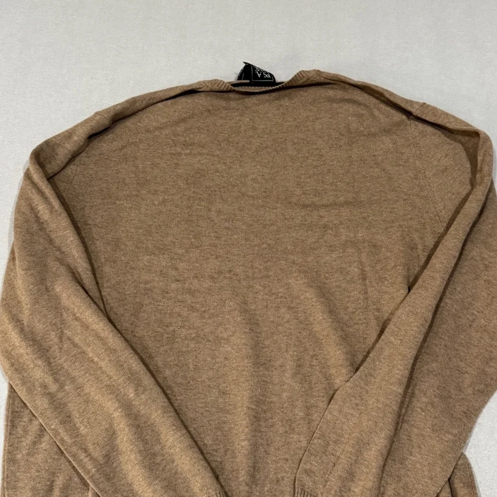 Jos. A. Bank Sweater Mens XXL Tan Traveler V-Neck 100% Pima Cotton J035874 NWT
